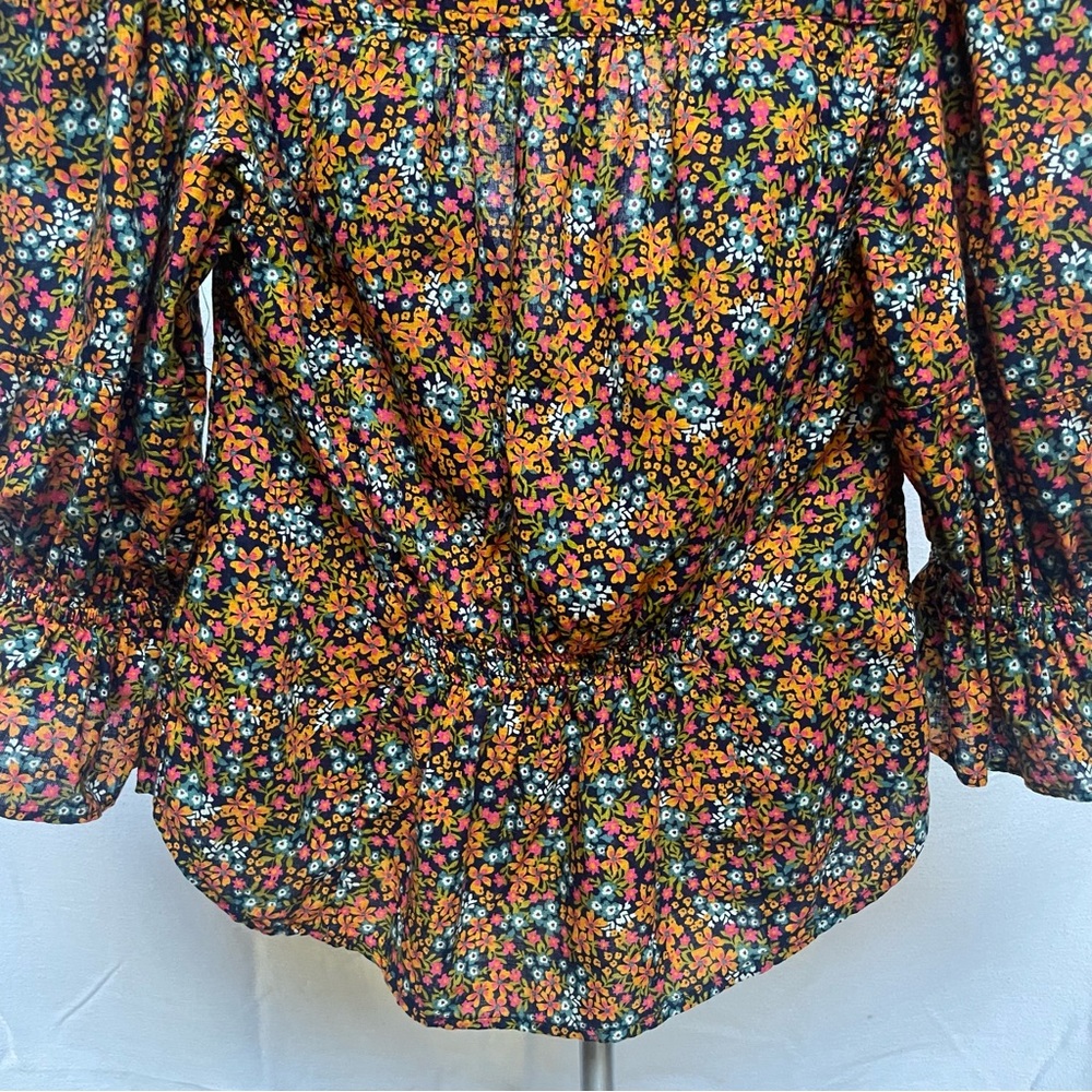 Free People Floral Button-Up Top - Multicolor - Picture 7 of 9